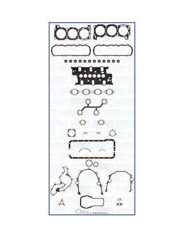 Juego completo de juntas, motor Ajusa 50040000 - JUEGO COMPLETO FORD FIBERMAX