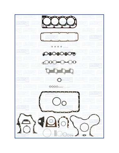 Juego completo de juntas, motor Ajusa 50041200 - JUEGO COMPLETO FORD-INDUST FIBERMAX