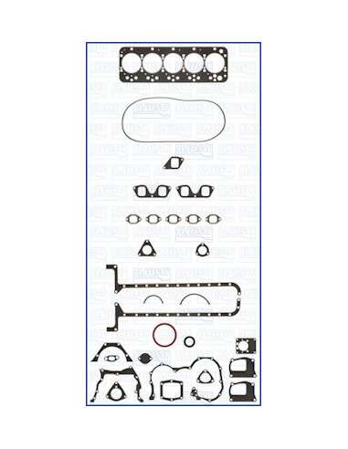 Juego completo de juntas, motor Ajusa 50046100 - JUEGO COMPLETO FIAT-TRACTO FIBERMAX
