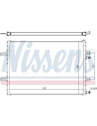 Refrigerador baja temperatura, aire de admisión Nissens 60368 - NISSENS RADIADOR AUDI A 8 / S BEHR HELLA SERVICE  PREMIU...