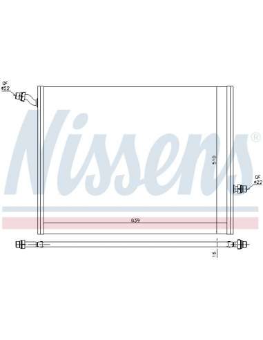 Refrigerador baja temperatura, aire de admisión Nissens 606497 - NISSENS RADIADOR MERCEDES E- BEHR HELLA SERVICE  PREMIU...