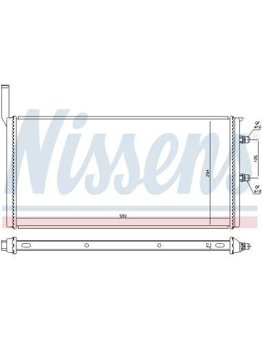 Refrigerador baja temperatura, aire de admisión Nissens 60835 - NISSENS RADIADOR BMW 5 GT F07 BEHR HELLA SERVICE  PREMIU...