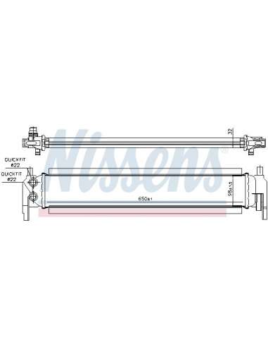 Refrigerador baja temperatura, aire de admisión Nissens 65318 - NISSENS RADIADOR SKODA OCTAVI BEHR HELLA SERVICE  PREMIU...