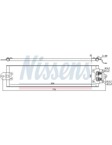 Radiador de aceite, transmisión automática Nissens 90617 - NISSENS ENFR. ACEITE PORSCHE MEYLE-ORIGINAL Quality