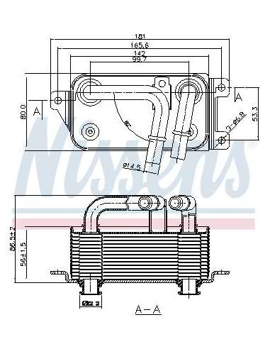 Radiador de aceite, transmisión automática Nissens 90623 - NISSENS ENFR. ACEITE BMW 7 E6 MEYLE-ORIGINAL Quality