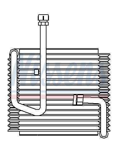 Evaporador, aire acondicionado Nissens 92046 - NISSENS EVAPORATOR FOR MAZDA