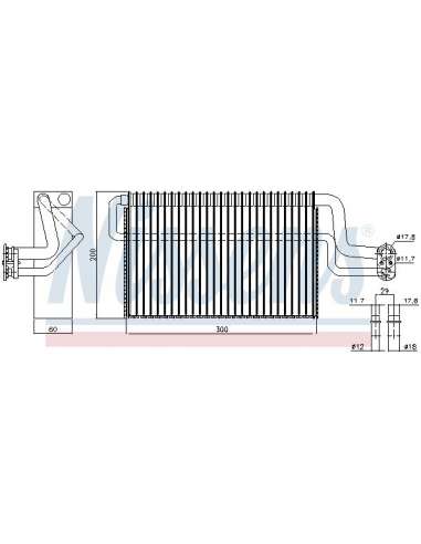 Evaporador, aire acondicionado Nissens 92306 - NISSENS EVAPORADOR MAN TG-S