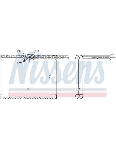 Evaporador, aire acondicionado Nissens 92324 - NISSENS EVAPORADOR VOLVO FH I