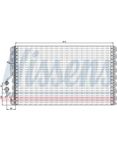 Condensador, aire acondicionado Nissens 94001 - RADIADOR NISSENS