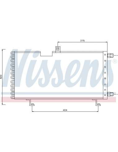 Condensador, aire acondicionado Nissens 94005 - RADIADOR NISSENS