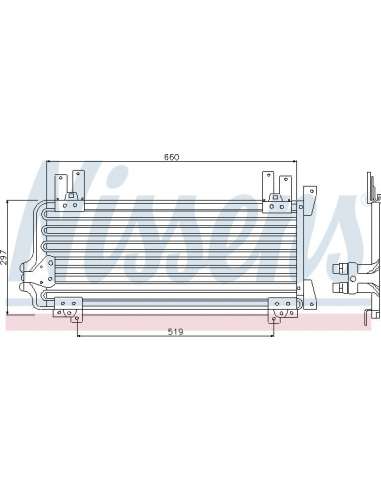 Condensador, aire acondicionado Nissens 94012 - RADIADOR NISSENS