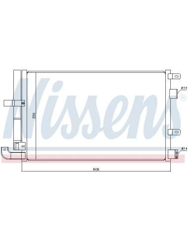 Condensador, aire acondicionado Nissens 940346 - NISSENS CONDENSADOR JAGUAR S