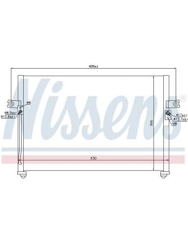 Condensador, aire acondicionado Nissens 94038 - NISSENS CONDENSADOR HYUNDAI G