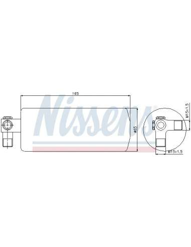 Filtro deshidratante, aire acondicionado Nissens 95095 - INGUIDA  95095 NISSENS RECEIVER D RYER HONDA