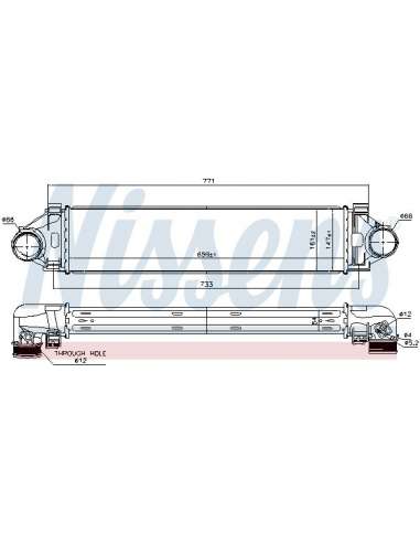 Radiador de aire de admisión Nissens 96476 - NISSENS Intercoolers