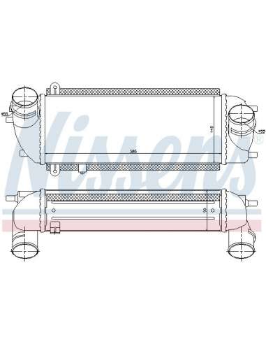 Radiador de aire de admisión Nissens 96537 - NISSENS INTERCOOLER KIA SOREN