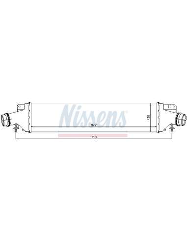 Radiador de aire de admisión Nissens 96588 - NISSENS INTERCOOLER OPEL CORS