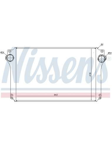 Radiador de aire de admisión Nissens 96614 - NISSENS INTERCOOLER TOYOTA CO