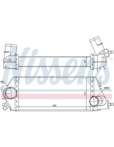 Radiador de aire de admisión Nissens 96776 - NISSENS INTERCOOLER MINI MINI