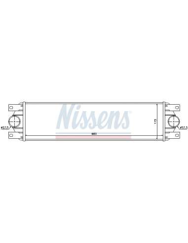 Radiador de aire de admisión Nissens 96890 - NISSENS INTERCOOLER RENAULT M