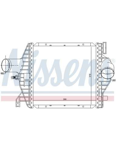 Radiador de aire de admisión Nissens 96894 - NISSENS INTERCOOLER MERCEDES