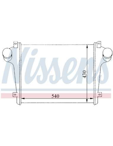 Radiador de aire de admisión Nissens 96940 - NISSENS IVECO EUROCARGO E.23