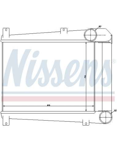 Radiador de aire de admisión Nissens 96946 - RADIADOR NISSENS