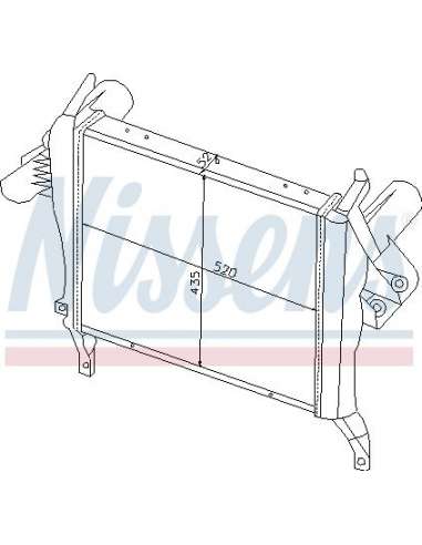Radiador de aire de admisión Nissens 97032 - NISSENS IVECO EUROCARGO TECTO