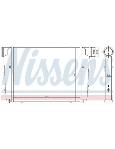 Radiador de aire de admisión Nissens 97092 - NISSENS INTERCOOLER MAN NL 9