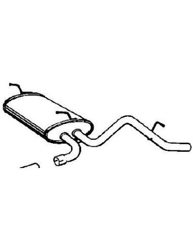 Sistema de gases de escape Nps D430O01 - D430O01 ESCAPE