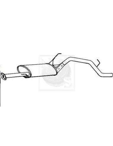 Sistema de gases de escape Nps D430U43 - D430U43 ESCAPE