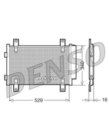 Condensador, aire acondicionado Nps DCN09049 - DCN09049 DENSO CONDENSOR