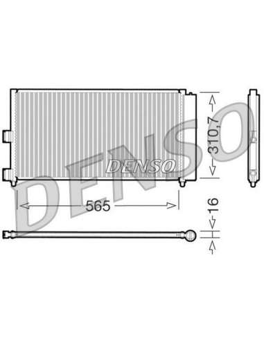 Condensador, aire acondicionado Nps DCN09070 - DCN09070 DENSO CONDENSOR