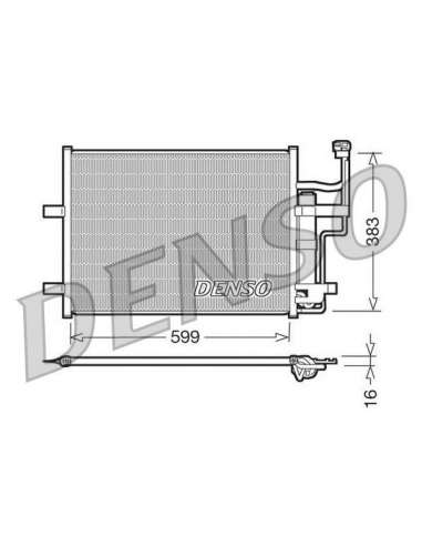 Condensador, aire acondicionado Nps DCN44003 - DCN44003 DENSO CONDENSOR