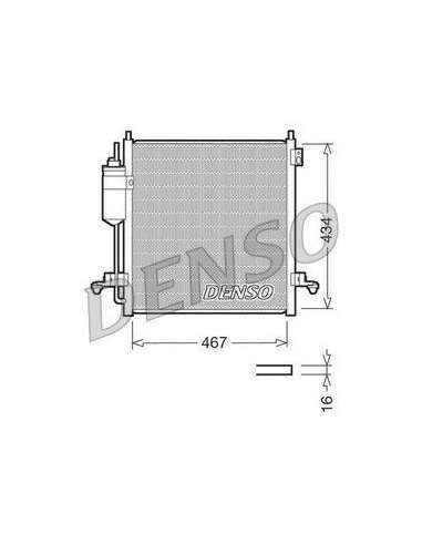 Condensador, aire acondicionado Nps DCN45001 - DCN45001 DENSO CONDENSOR