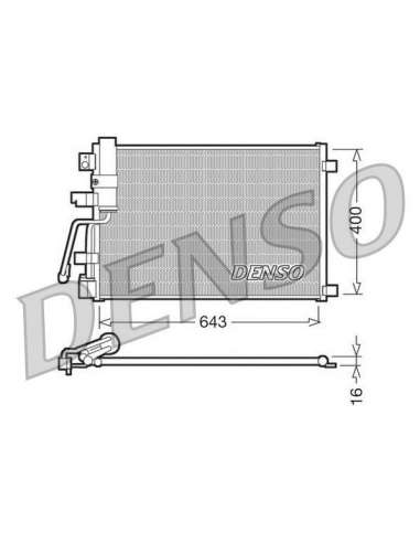 Condensador, aire acondicionado Nps DCN46003 - DCN46003 DENSO CONDENSOR