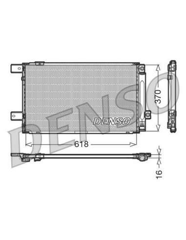 Condensador, aire acondicionado Nps DCN50005 - DCN50005 DENSO CONDENSOR