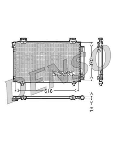 Condensador, aire acondicionado Nps DCN50009 - DCN50009 DENSO CONDENSOR