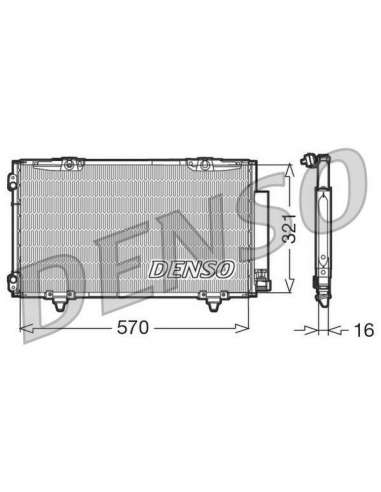Condensador, aire acondicionado Nps DCN50011 - DCN50011 DENSO CONDENSOR