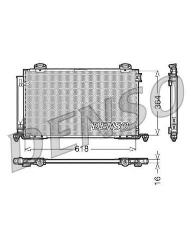 Condensador, aire acondicionado Nps DCN50015 - DCN50015 DENSO CONDENSOR