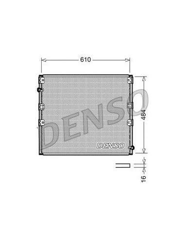 Condensador, aire acondicionado Nps DCN50020 - DCN50020 DENSO CONDENSOR