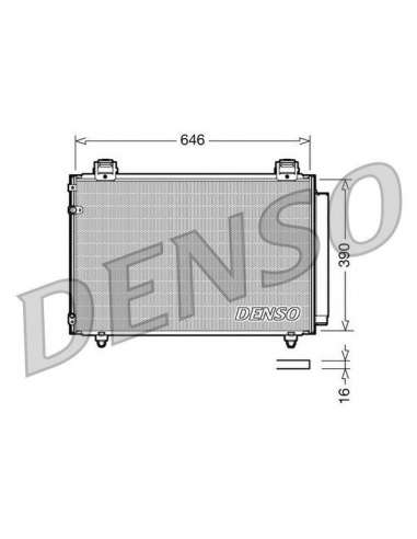 Condensador, aire acondicionado Nps DCN50024 - DCN50024 DENSO CONDENSOR