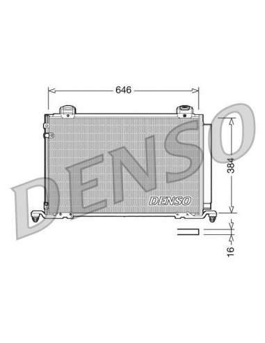 Condensador, aire acondicionado Nps DCN50026 - DCN50026 DENSO CONDENSOR