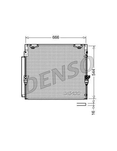 Condensador, aire acondicionado Nps DCN50036 - DCN50036 DENSO CONDENSOR