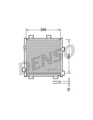 Condensador, aire acondicionado Nps DCN50040 - DCN50040 DENSO CONDENSOR