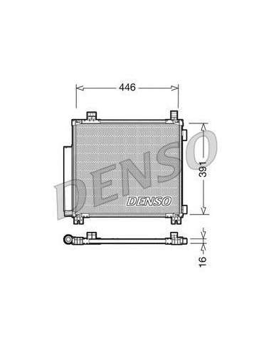 Condensador, aire acondicionado Nps DCN50045 - DCN50045 DENSO CONDENSOR