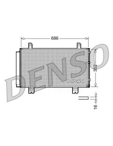 Condensador, aire acondicionado Nps DCN51002 - DCN51002 NPS DENSOCONDENSOR