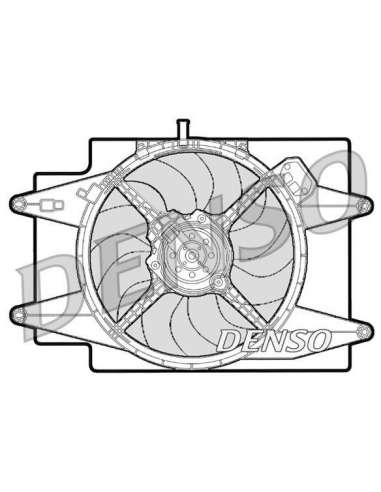 Ventilador, refrigeración del motor Nps DER01001 - DER01001 NPS DENSOMOTOFAN
