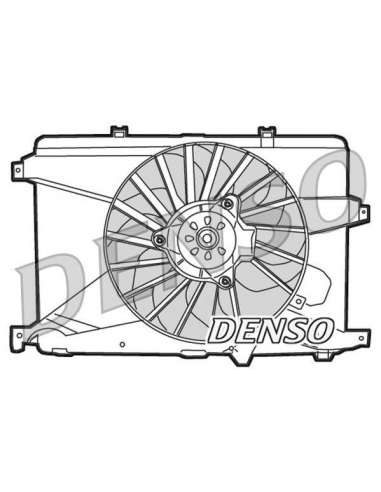 Ventilador, refrigeración del motor Nps DER01014 - DER01014 NPS DENSOMOTOFAN