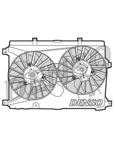 Ventilador, refrigeración del motor Nps DER01015 - DER01015 NPS DENSOMOTOFAN